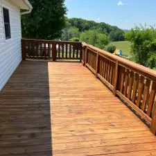 Deck staining 3